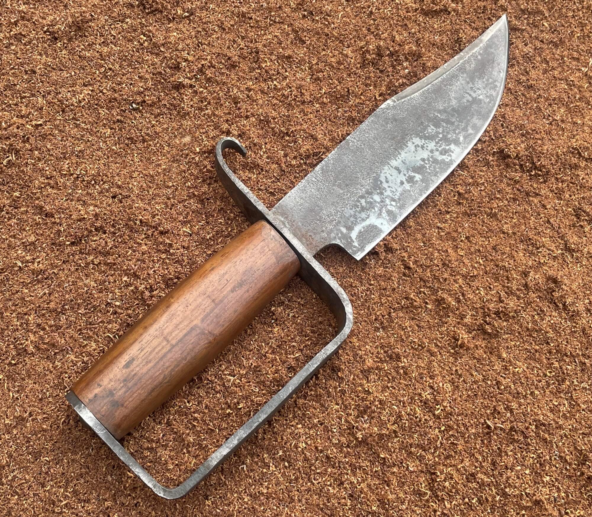 Confederate Civil War D Guard Bowie Knife Blackened Best Hunting