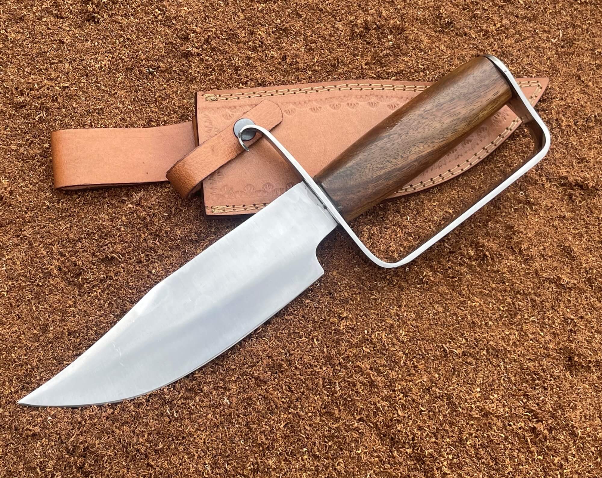 Custom Made Confederate Civil War D Guard Bowie Knife Best Hunting