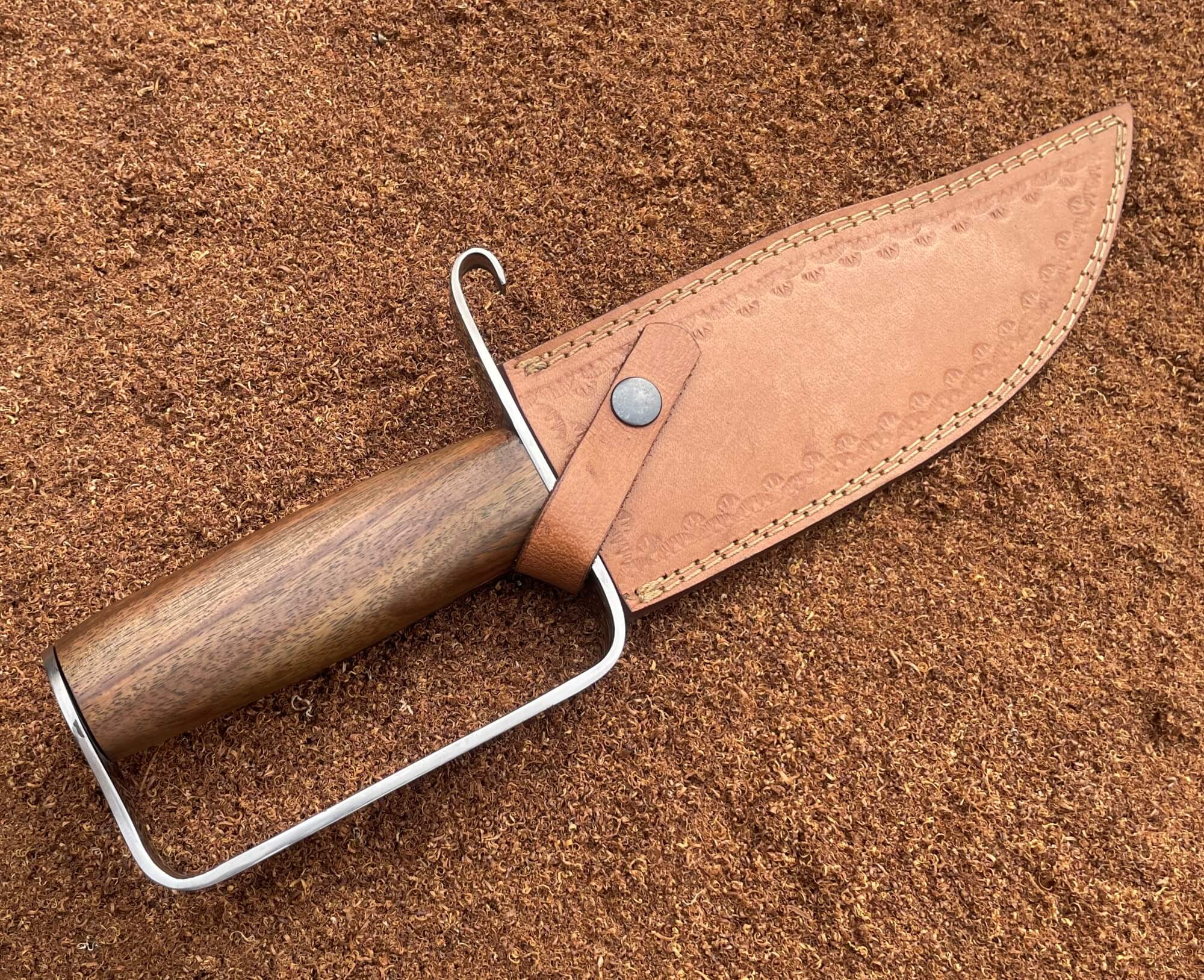 Custom Made Confederate Civil War D Guard Bowie Knife Best Hunting