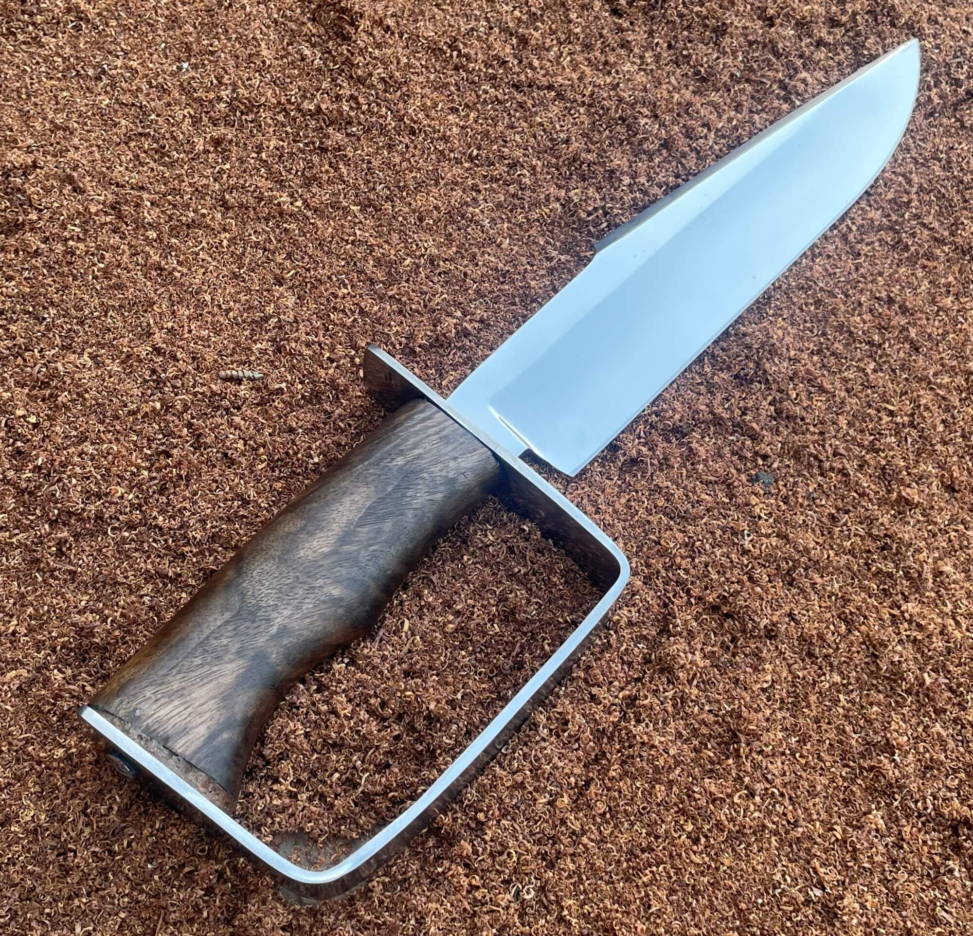Custom Made Confederate Civil War D Guard Bowie Knife 2 Best