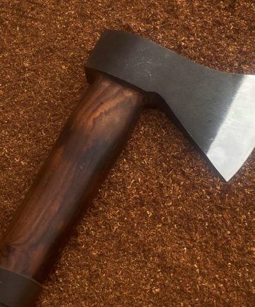 Blackened Throwing Axe